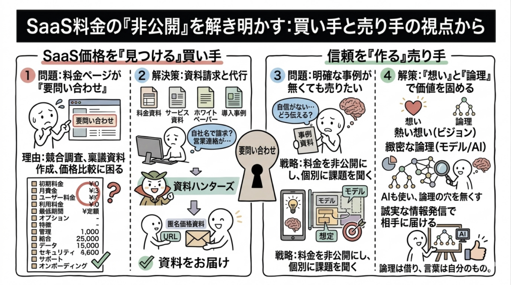 Q.SaaSの料金表を入手するには？非公開価格を確認する方法は？